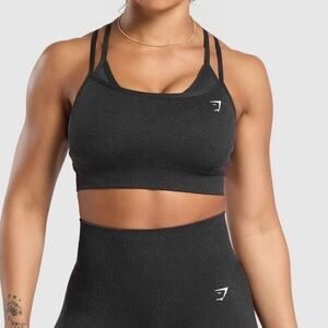 Blue Gymshark Adapt Fleck Sports Bra